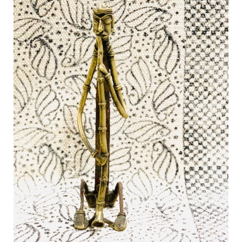 BRASS TRIBAL MUSICIAN