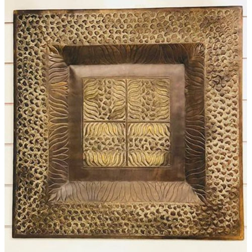 BRASS WALL PLATE 83cm (dent on 1 corner) Reduced price