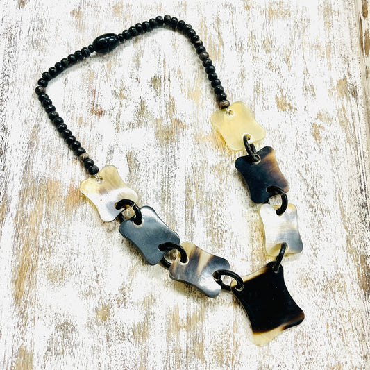 RECYCLED BEAD NECKLACE