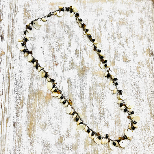 HANDMADE GLASS BEAD  NECKLACE