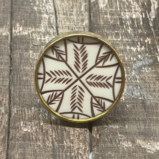 RECYCLED BONE DOOR KNOB