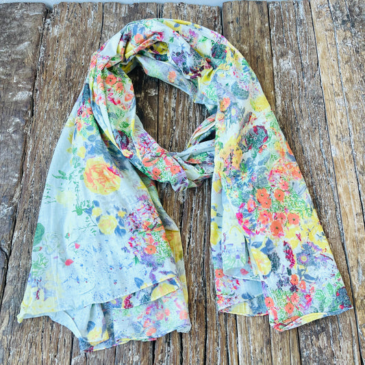 100% COTTON SOFT SCARF 180X100CM