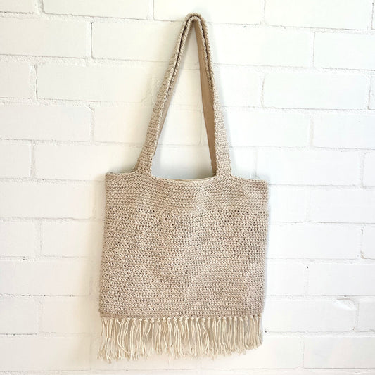 HAND CROCHET SHOULDER BAG 45X36CM only 1 left
