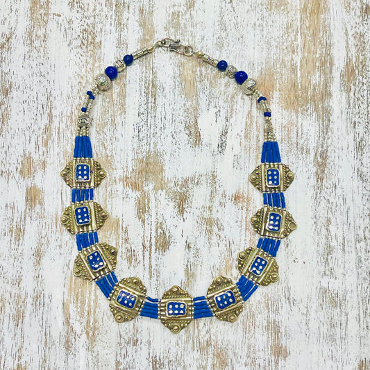 TIBETAN  LAPIZ NECKLACE