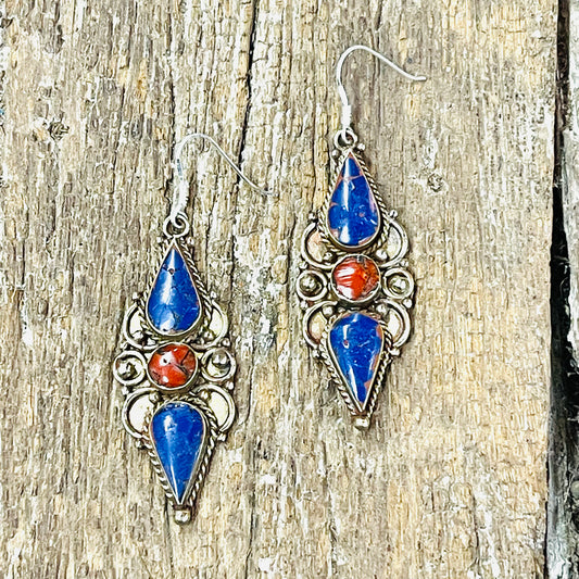 HANDMADE TIBETAN EARRING