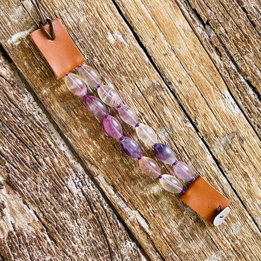 NATURAL FLUORITE BRACELET