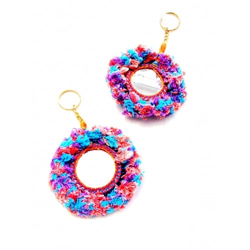 TASSEL MIRROR KEY RING