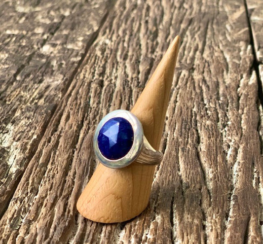 STERLING SILVER LAPIS RING