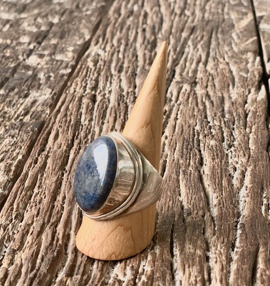 STERLING SILVER LAPIZ RING
