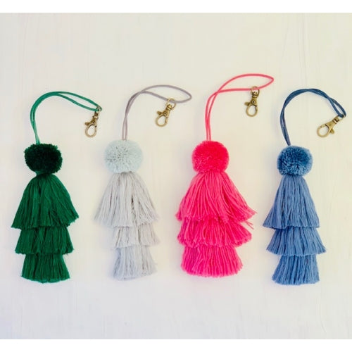 HANDMADE TASSELED KEY HOLDER