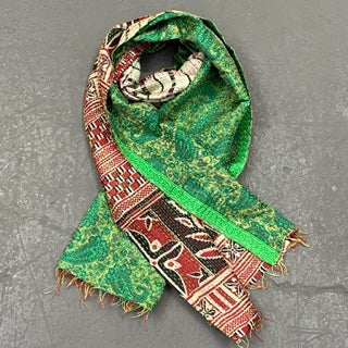 SILK HANDSTICHED SCARF 50X180cm